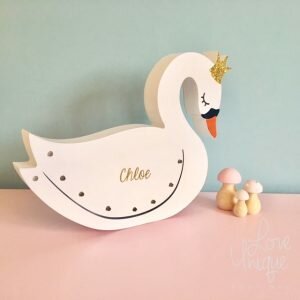 Personalised Swan LED Light