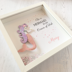 Handmade Personalised Mermaid Frame
