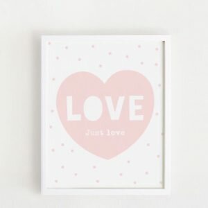 pink love print