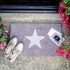 Glitter Star Door Mat