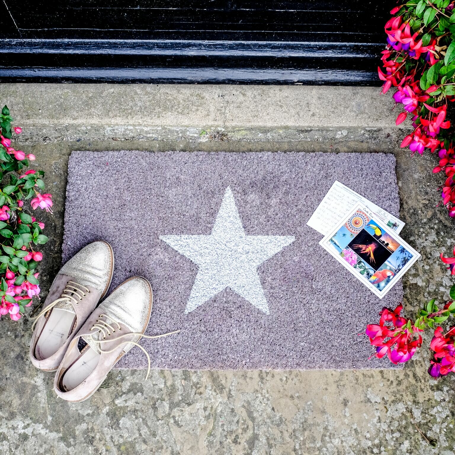 GLITTER-STAR_preview.jpeg Glitter Star Door Mat