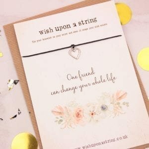 One Friend Can Change Your Whole Life Wish String Bracelet