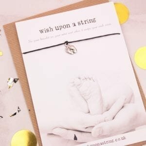 Baby Feet Wish String Bracelet