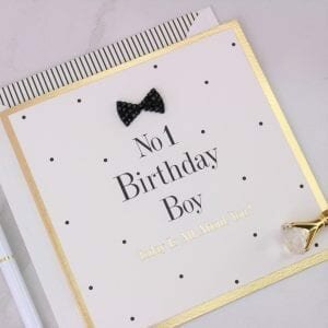 Number One Birthday Boy Card