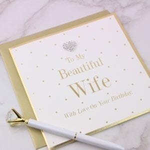 Beautiful Wife Birthday Card
