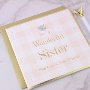 Wonderful Sister Birthday Card