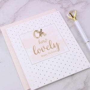 How Lovely Happy Birthday Card