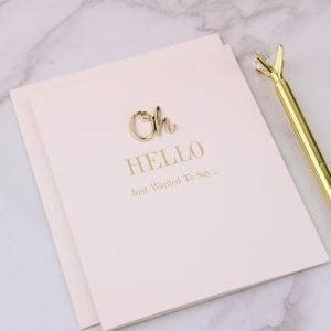 Just Wanted To Say Greeting Card