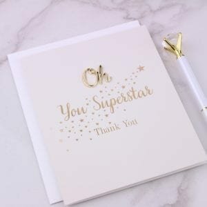 Super Star Greeting Card