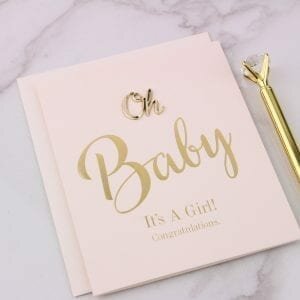 It's a Girl Congratulations Card