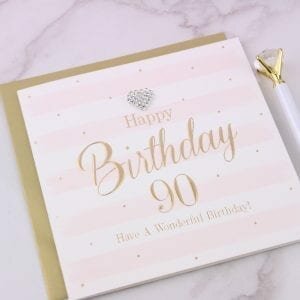 Happy 90th Birthday Card