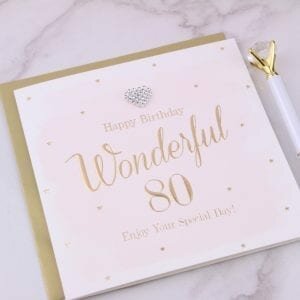 Happy 80th Birthday Card