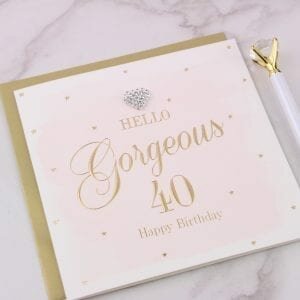 Happy 40th Birthday Card