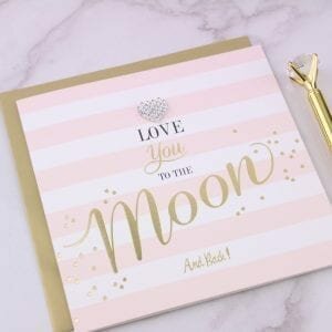 Love You to The Moon and Back Card