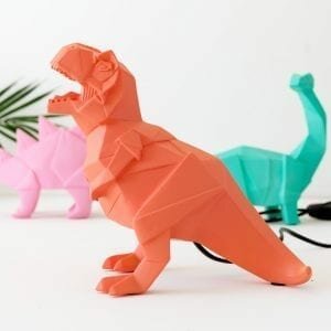 Orange T-Rex Dinosaur Night Light Assortment with Plug