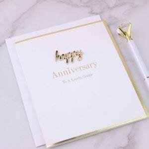 Happy Anniversary to a Lovely Couple Card