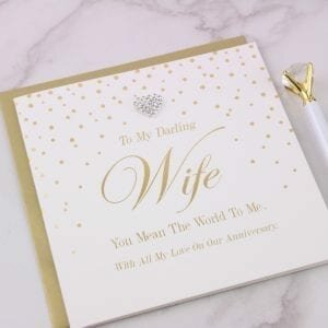 Wife on Our Anniversary Card