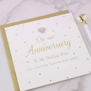 To My Darling Wife Anniversary Card