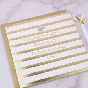 With Love to The Bride & Groom Wedding Card