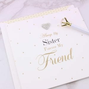 Large Always My Sister Card