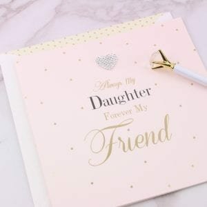 Large Always My Daughter Card
