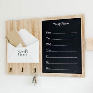 Wooden Letter Memo Board