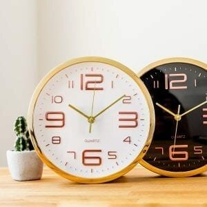 Copper Embossed Clock Assortment