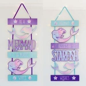 6 Tier Mermaid Hanging Plaque