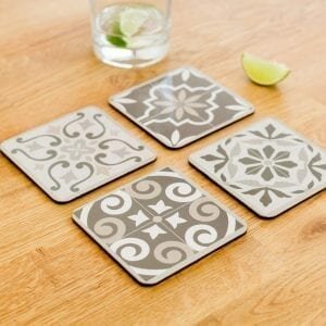 Tile Effect Coasters Choice of 2