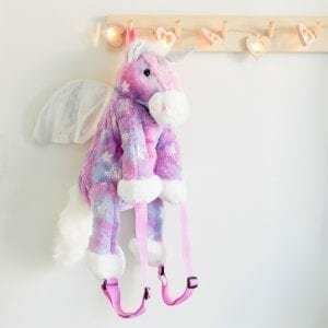 Unicorn Pink or Purple Soft Backpack