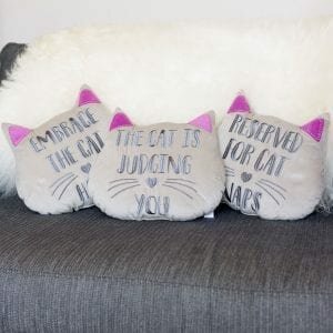 Cat Head Shape Cushion Assortment