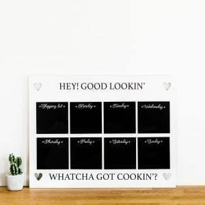 Hey Good Lookin' Weekly Chalkboard Planner