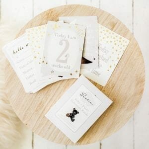 Bambino Little Star Baby Milestone Cards