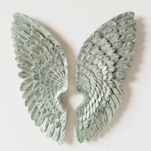 Antique Silver Angel Wings