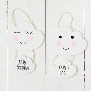 Sweet Dreams Cloud Baby's Room Plaque