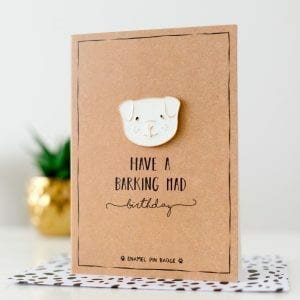 Barking Mad Birthday Card
