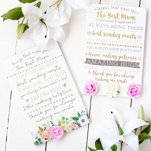 The Best Mum Large Plaque Assortment