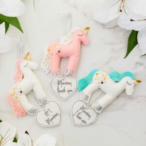 Unicorn Mum Hanging Decoration Assortment
