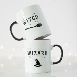 Witch & Wizard Mug Set