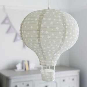 Grey Hot Air Balloon Lampshade