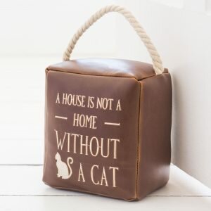 House Is Not A Home Cat Door Stop