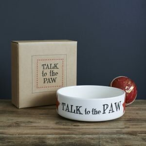 Talk To The Paw Small Pet Bowl
