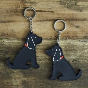 Black Cocker Spaniel Key-Ring
