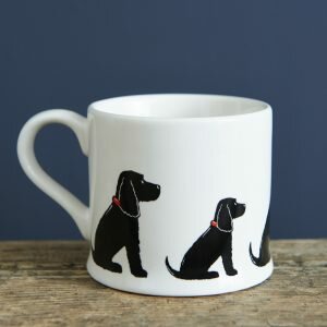 Black Cocker Spaniel Ceramic Mug