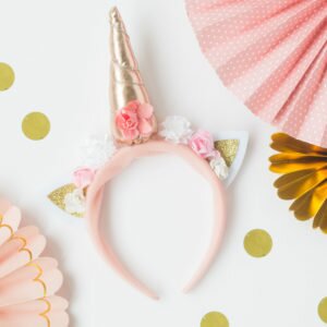 Rose Gold Unicorn Headband