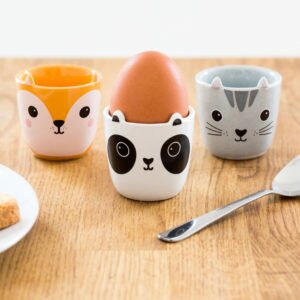 Fox, Panda & Cat Egg Cup Set