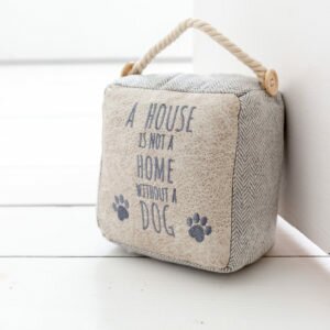 Chevron House Is Not A Home Dog Door Stop