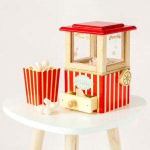 Wooden Popcorn Machine Toy
