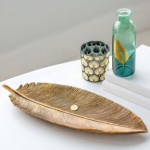 Gold Banana Leaf Ornament