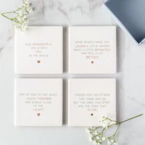 Ceramic Friendship Coasters